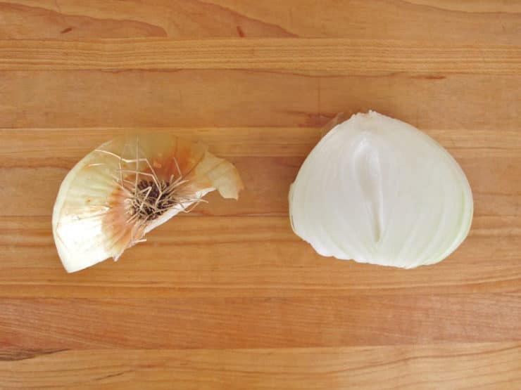 All About Onions: History, Chopping and Stopping Tears - Learn a little history about the onion, how to get rid of the onion smell and tears, and how to properly chop and mince one using a chef's knife.