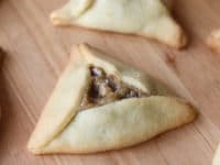 Pinterest pin for Chocolate Cream Cheese Hamantaschen on ToriAvey.com