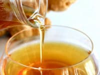 Ginger Agave Syrup Pinterest Pin on ToriAvey.com