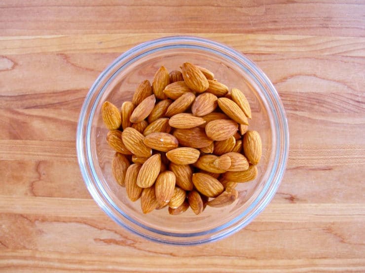 How to Blanch Almonds - Learn to easily skin a batch of almonds in just minutes with a pot of boiling water.