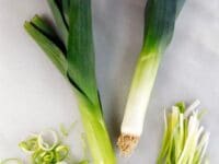 How to Clean and Slice Leeks Pinterest Pin