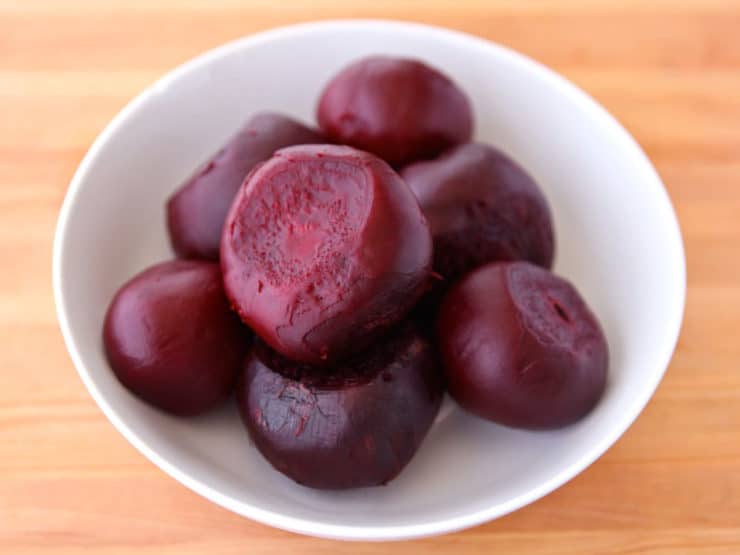 A bowl of beets.