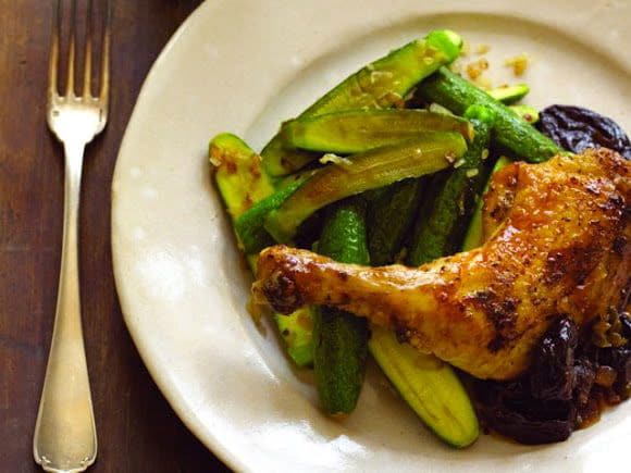 Chicken with Prunes and Oregano