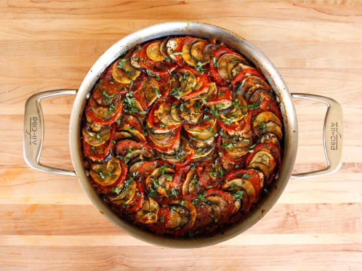Spicy Smoky Ratatouille Casserole Recipe - Healthy Vegan Entree, Side Dish by Tori Avey