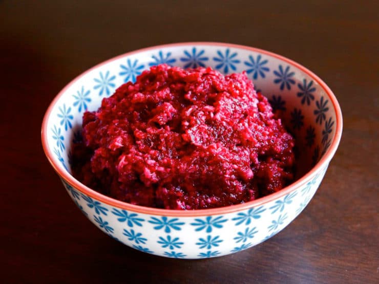 Prepared Horseradish Three Ways - Plain, with Beets and Cream Style. Easy Recipe Tutorial.