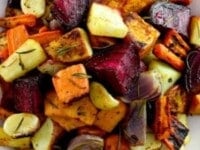 Oven Roasted Root Vegetables Pinterest Pin