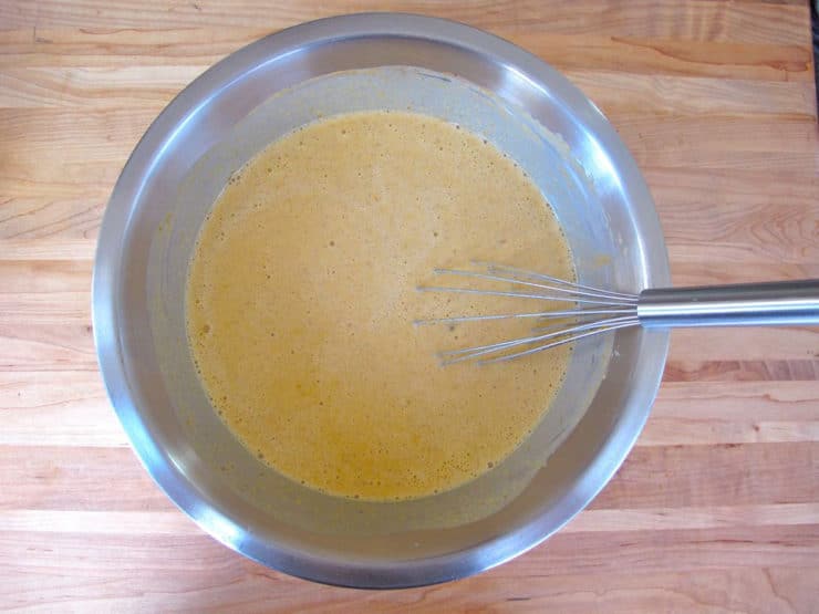 Pumpkin pudding.