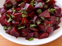 Roasted Beet Salad with Mint Pinterest Pin
