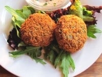 Spicy Panko Chickpea Patties Pinterest Pin