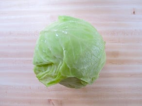Head of cabbage.