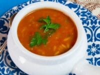 Tomato Rice Soup Pinterest Pin