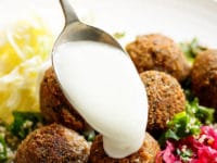 Toum - Garlic Sauce Pinterest Pin on ToriAvey.com