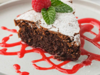 Chocolate Almond Flour Cake Pinterest Pin