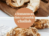 Cinnamon Date Crumble Challah Pinterest Pin