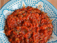 Matbucha Pinterest Pin on ToriAvey.com
