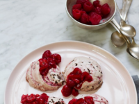 Raspberry Cacao Ripple Rochers Pinterest Pin at ToriAvey.com