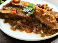 West African-Style Brisket Pinterest Pin